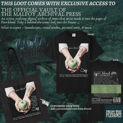 Pure-blood by D.L.M. Personalized Tote