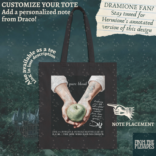 Pure-blood by D.L.M. Personalized Tote